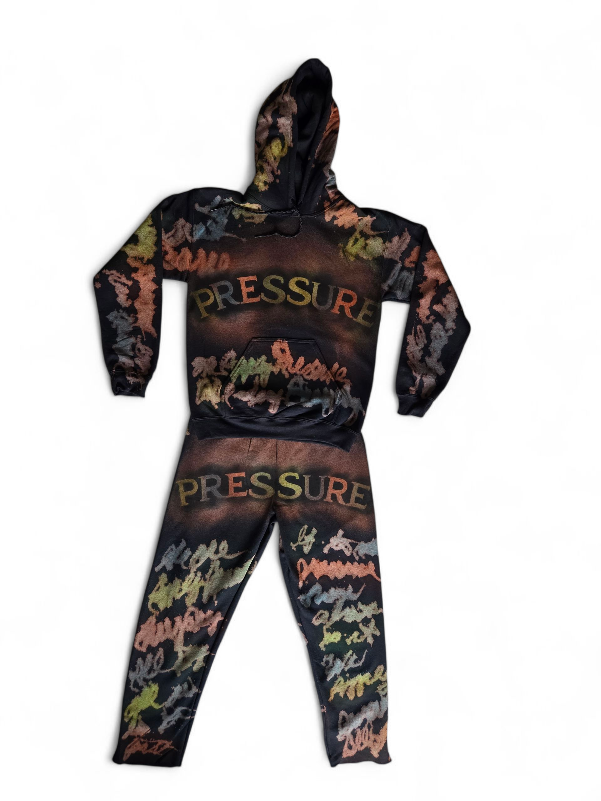 Black Script Pressure Hoodie